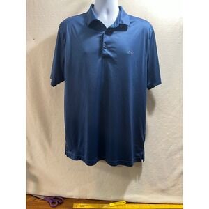 Greg Norman Golf Polo‎ Shirt Performance Moisture Wicking Blue